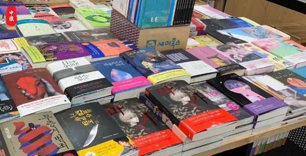 小旗樓下有個(gè)韓國(guó)社區(qū)那里邊賣的書(shū)