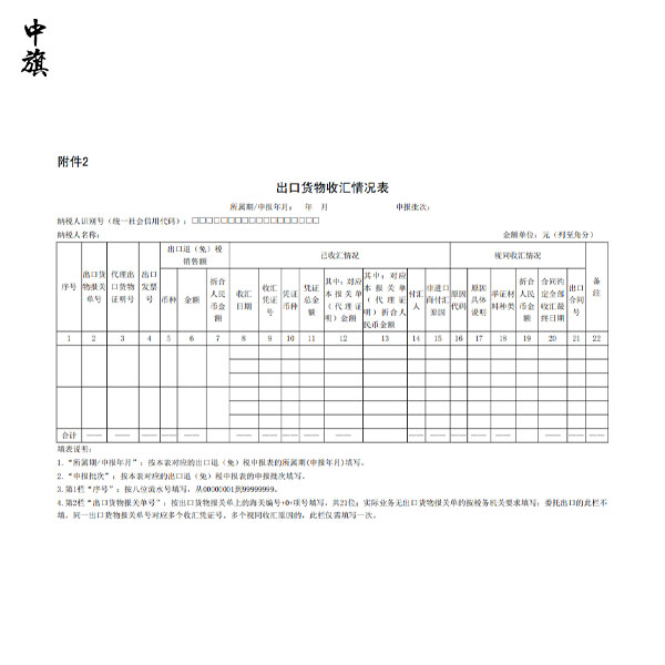 企業(yè)申報出口退稅時需注意的收匯情況填寫問題