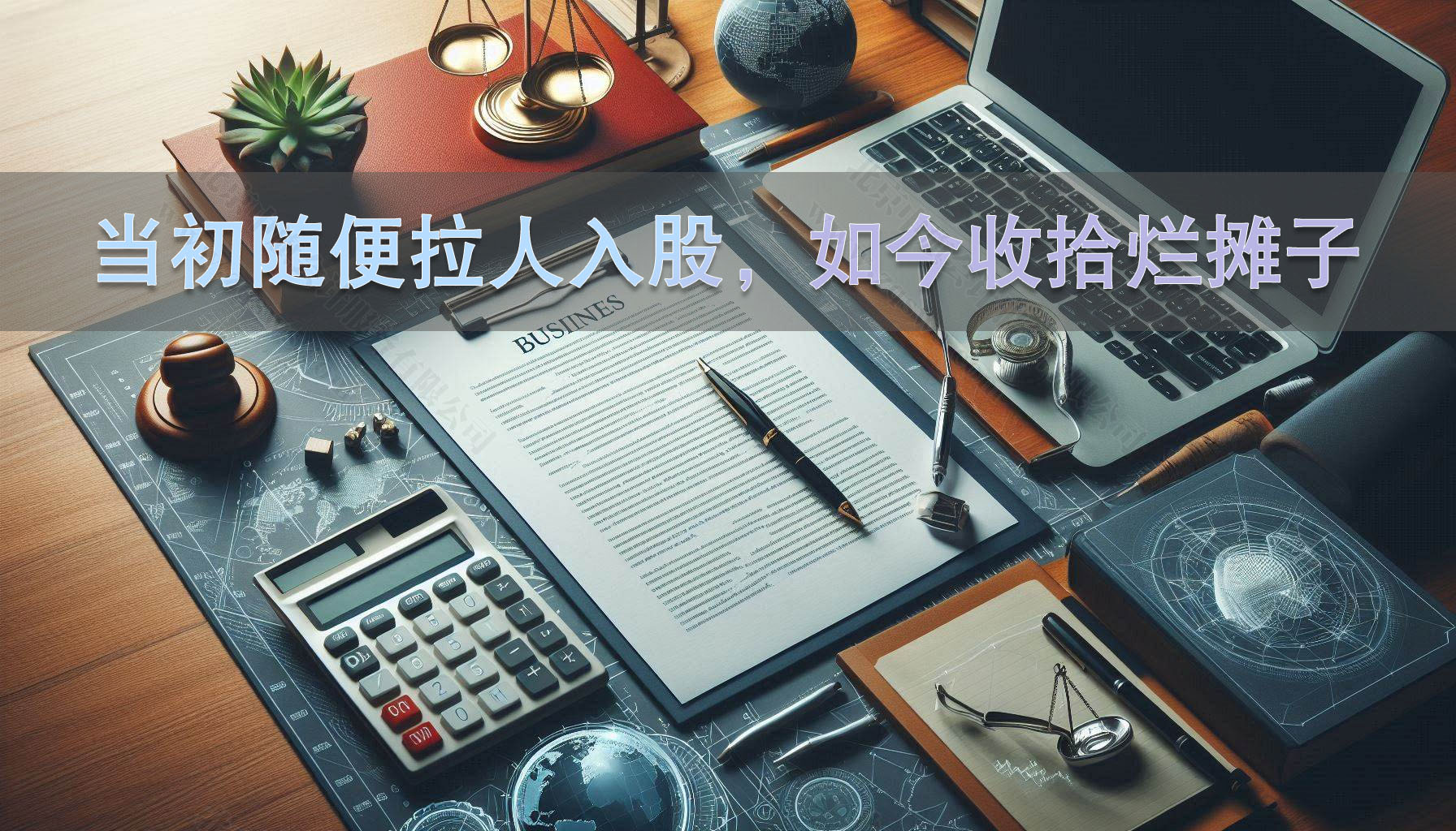 當(dāng)初隨便拉人入股，如今收拾爛攤子.jpg