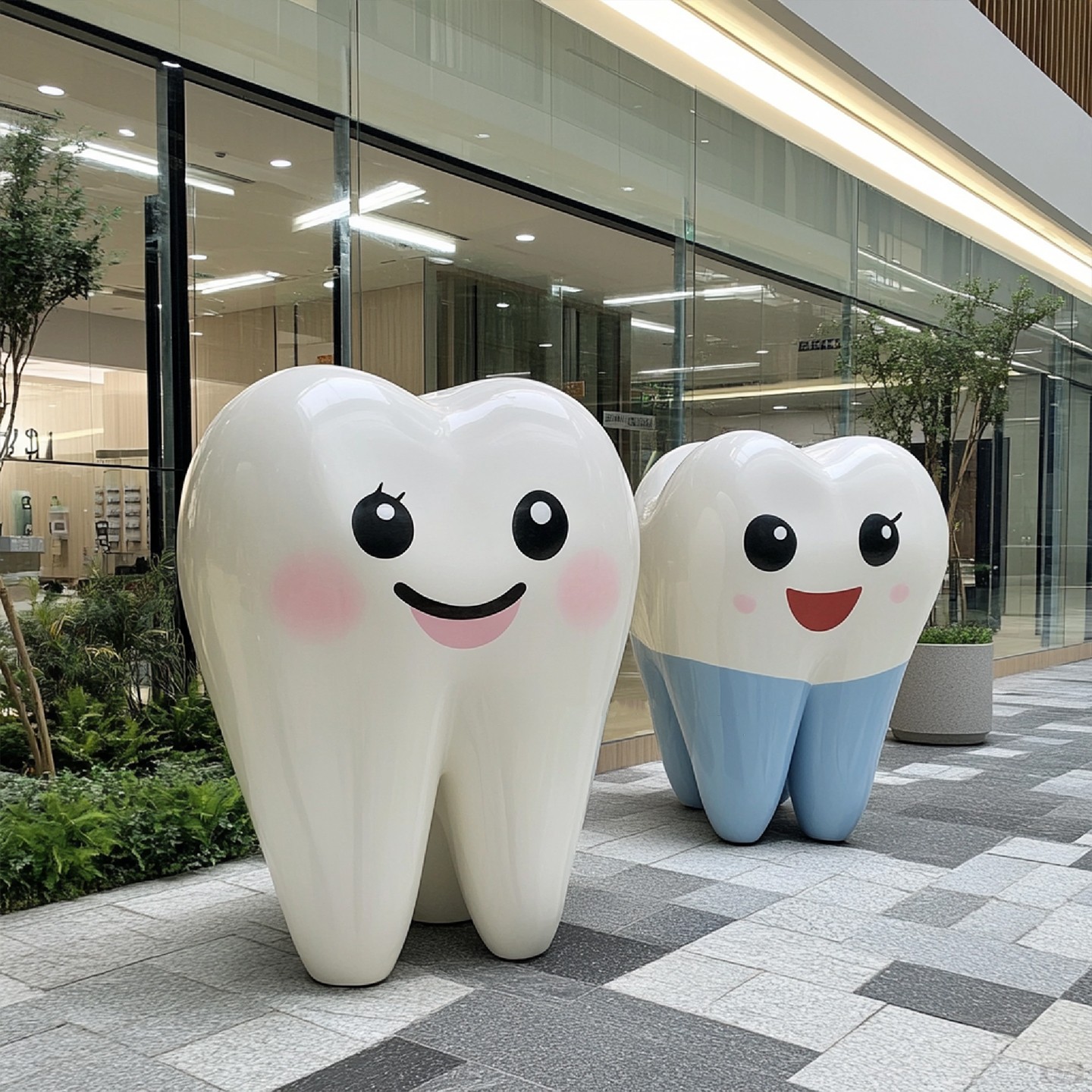 訂制牙齒醫(yī)院門口的模型.jpg